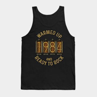 Analog Music Lover Vintage 1984 Birthday Tank Top